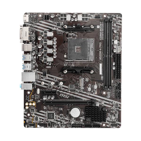TARJETA MADRE MSI A520M-A PRO AM4 MICRO-ATX DDR4 911-7C96-034