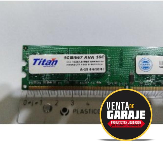 MEMORIA RAM TITAN DDR2 256MB 667MHZ DIMM