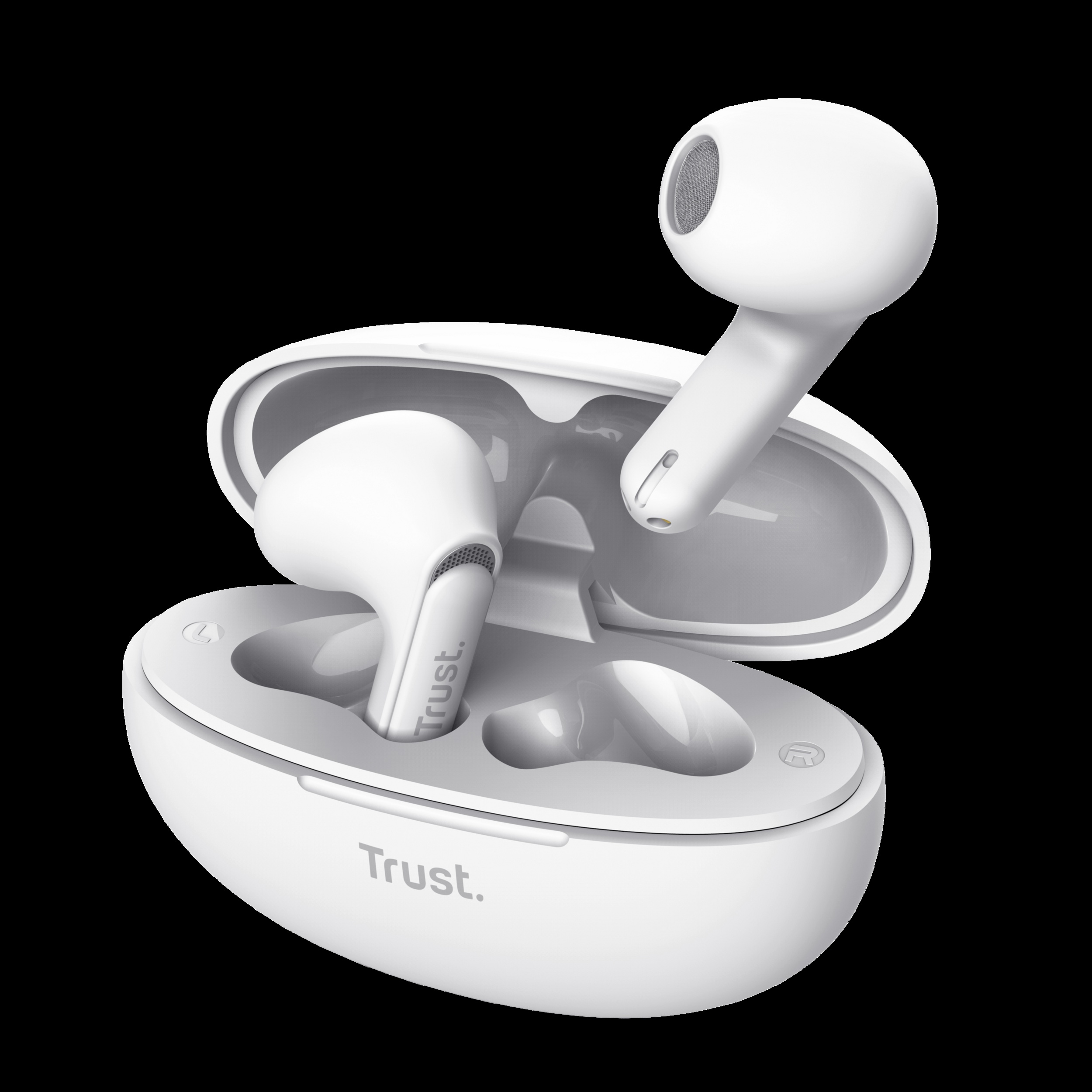 TRUST AUDIFONOS BLUETOOTH INTRAAURALES COLOR BLANCO MICROF C/CANCELACION DE