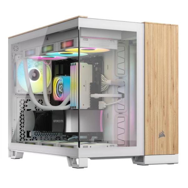 CASE CORSAIR 2500X MID TOWER SIN VENTILACIÓN INCLUIDA CON VIDRIO LATERAL Y