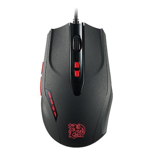 MOUSE GAMING THERMALTAKE BLACK V2 5700 DPI