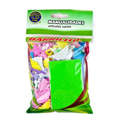 BARRILITO CALCOMANIAS DE FOAMY CUMPLEAÑOS FS015 270 PIEZAS