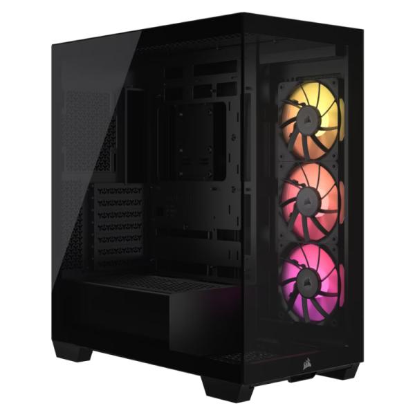 CASE RGB CORSAIR ICUE LINK 3500X MID TOWER VENTILADORES 3 DE 120MM CON VIDRIO