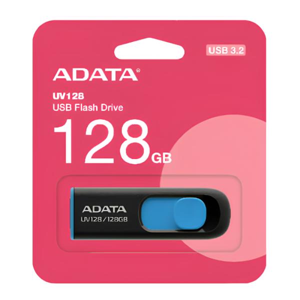 MEMORIA USB 128GB ADATA UV128 USB-A 3.2 GEN 1 AUV128-128G-RBE