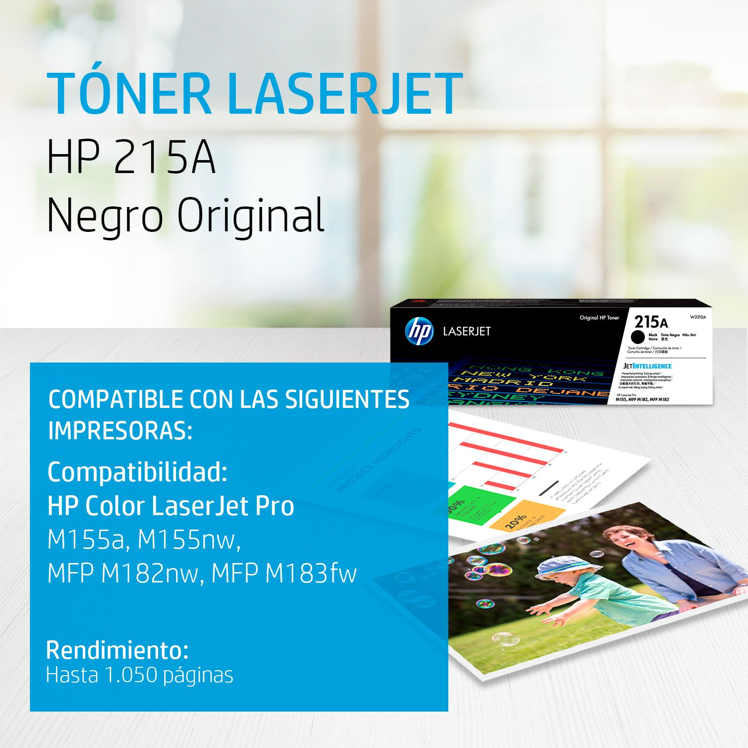 HP TONER NEGRO 215A W2310A
