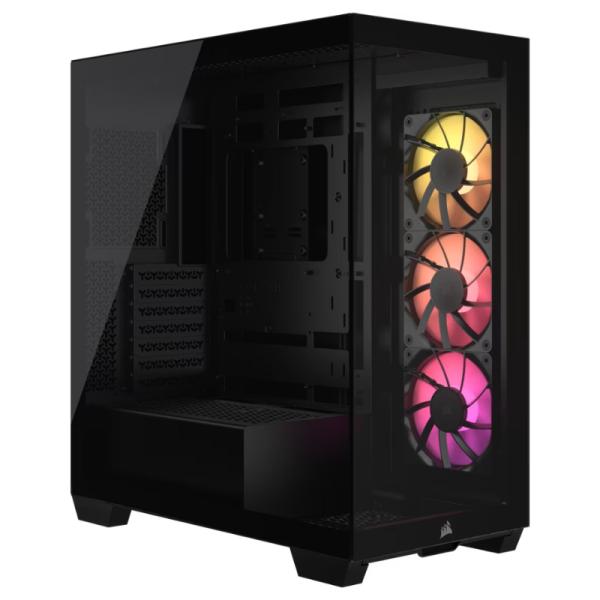 CASE CORSAIR 3500X ARGB MID TOWER VENTILADORES 3 DE 120MM CON VIDRIO LATERAL Y