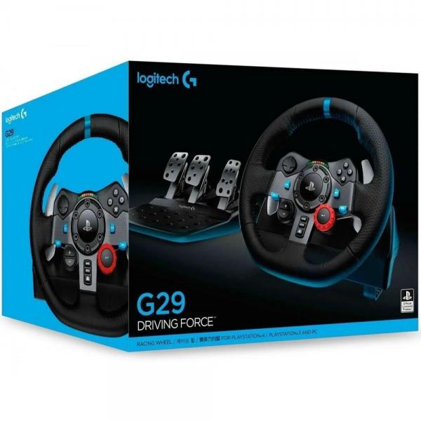 VOLANTE LOGITECH G29 PARA PS5 PS4 PC NEGRO