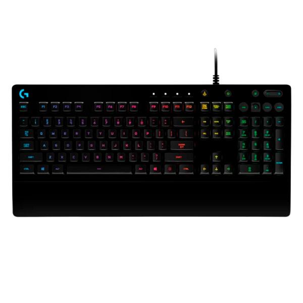 TECLADO GAMING RGB LOGITECH G213 PRODIGY MEMBRANA ALÁMBRICO INGLÉS 920-008084