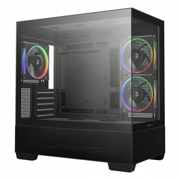 CASE ARGB DEEPCOOL CG380 3F MID TOWER VENTILADORES 3 DE 120 MM CON PANEL