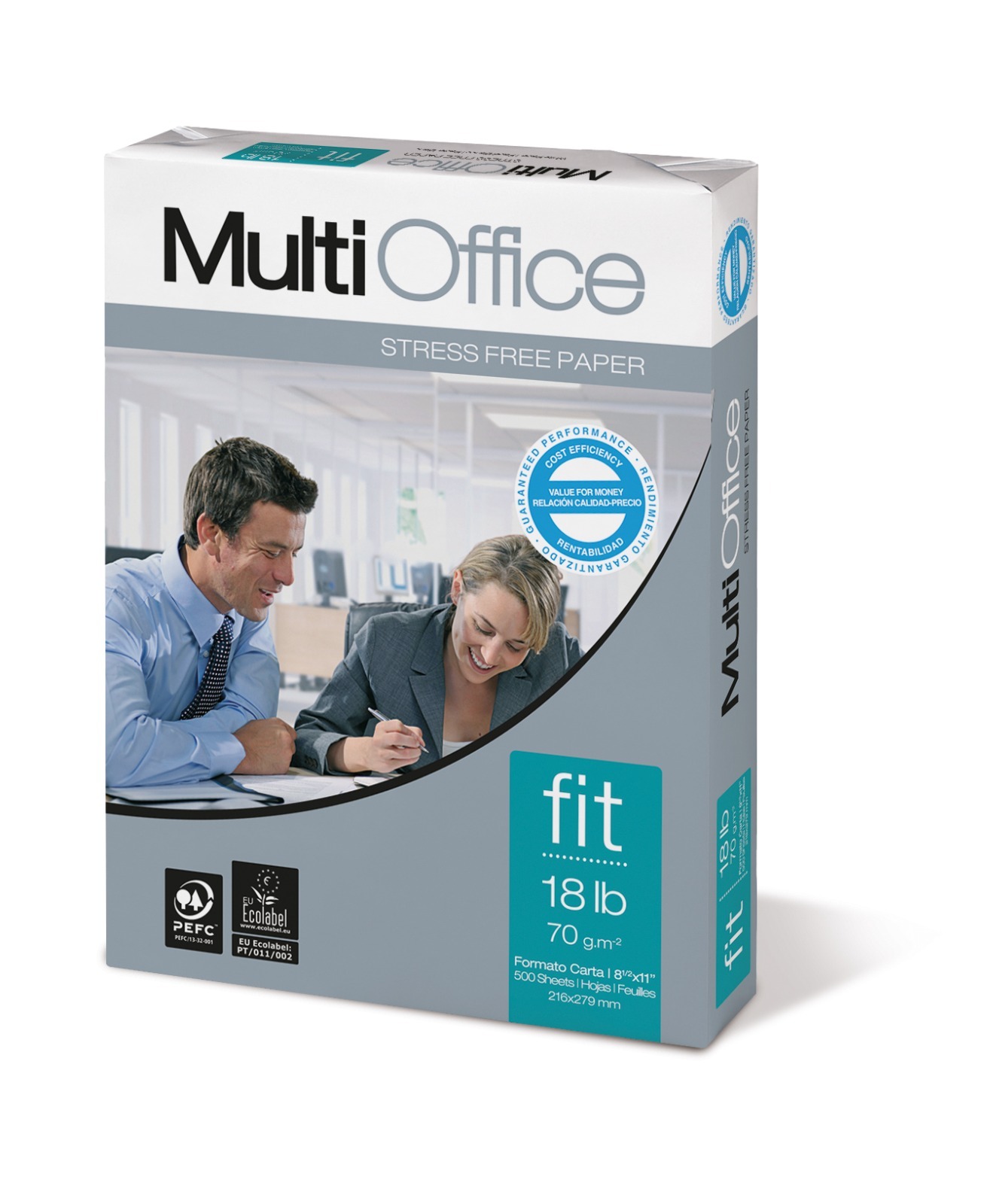 NAVIGATOR MULTIOFFICE FIT CAJA 10 UND RESMA 8 1/2 X 11 BOND 18 LB 500 H 70GRS
