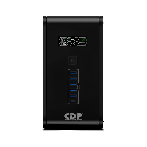 UPS CDP R-SMART1010 1000VA 500W 0X NEMA 5-15R, NEMA 5-15P, USB, RJ45, COAXIAL 6
