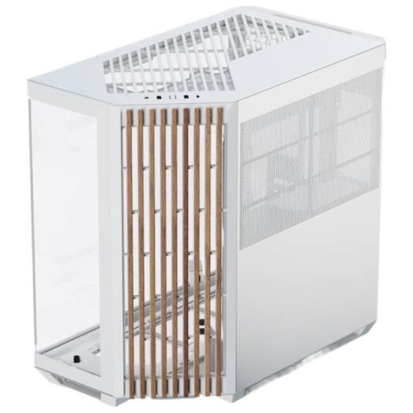 CASE APNX V1-W-WT-V1 MID TOWER SIN VENTILACIÓN INCLUIDA CON VIDRIO LATERAL Y