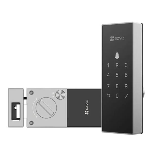CERRADURA INTELIGENTE EZVIZ CS-DL03-R100-WBCP-GR (O-STD) (E) CODIGO WIFI 2.4