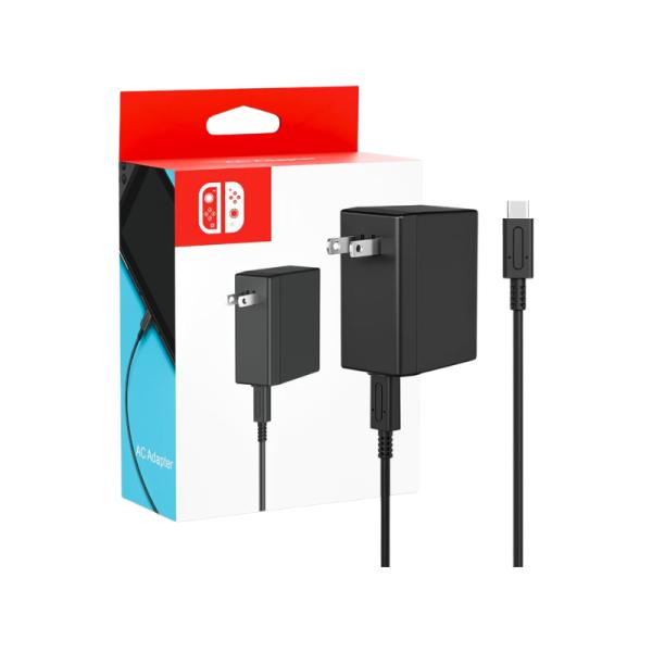 NINTENDO SWITCH CHARGER AC POWER ADAPTER 45W USC-C 5FT CABLE
