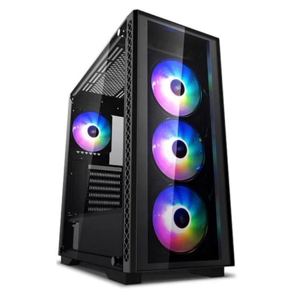 CASE RGB DEEPCOOL MATREXX 50 ADD-RGB 4F MID TOWER VENTILADORES 4 DE 120MM CON