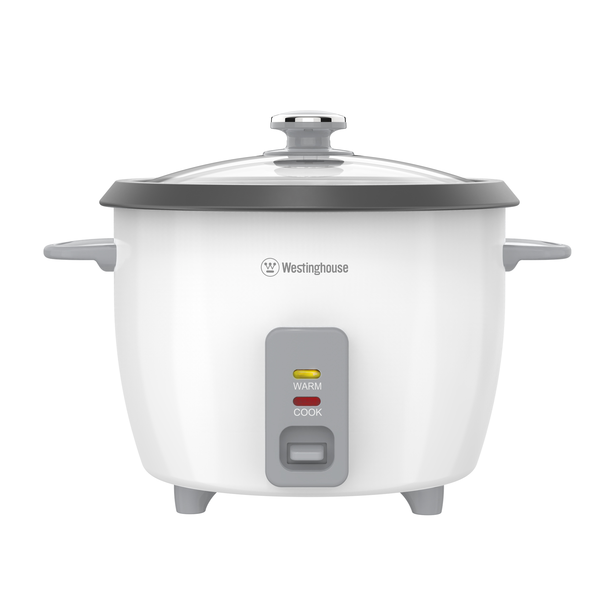 WESTINGHOUSE OLLA ARROCERA 10 TAZAS CRUDAS BLANCA - WKRCHS10