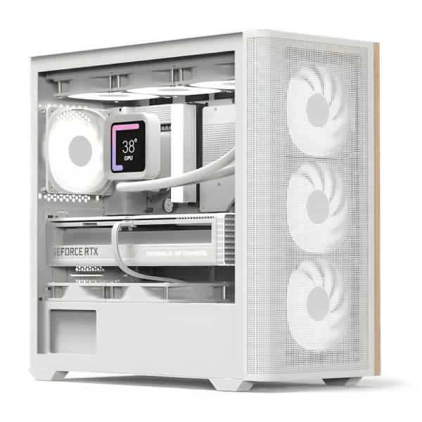 CASE GAMING RGB AEROCOOL D301A MINI TOWER VENTILADORES 4 DE 120MM CON VIDRIO