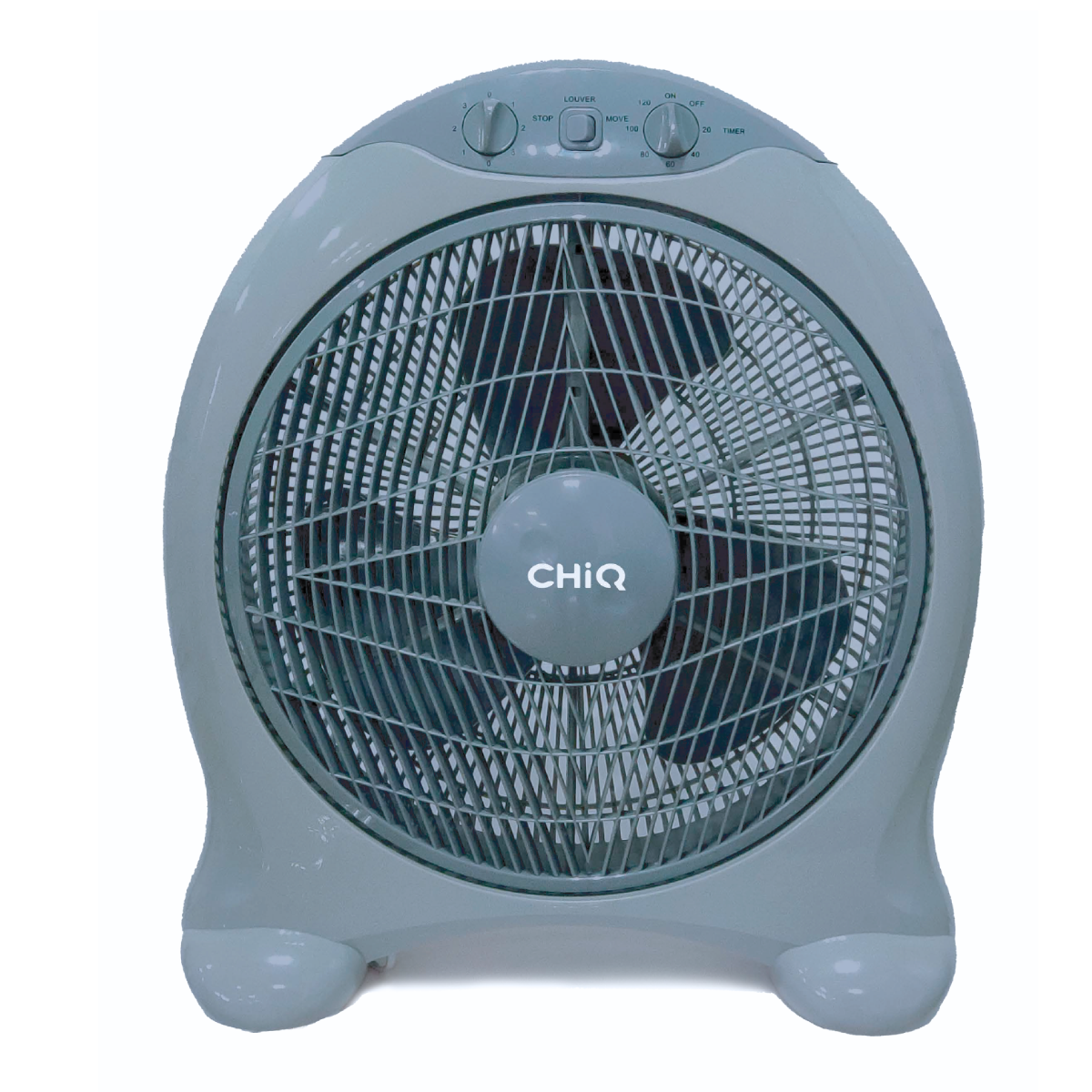 CHIQ VENTILADOR BOX PISO 16" 3 VEL TEMPORIZADOR GRIS - CQVB16T1O1C