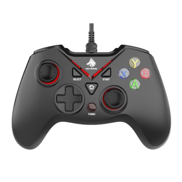 GAME PAD EAGLE WARRIOR EG-C1070T COMPATIBLE CON ANDROID / PC/ PS3 ALAMBRICO USB