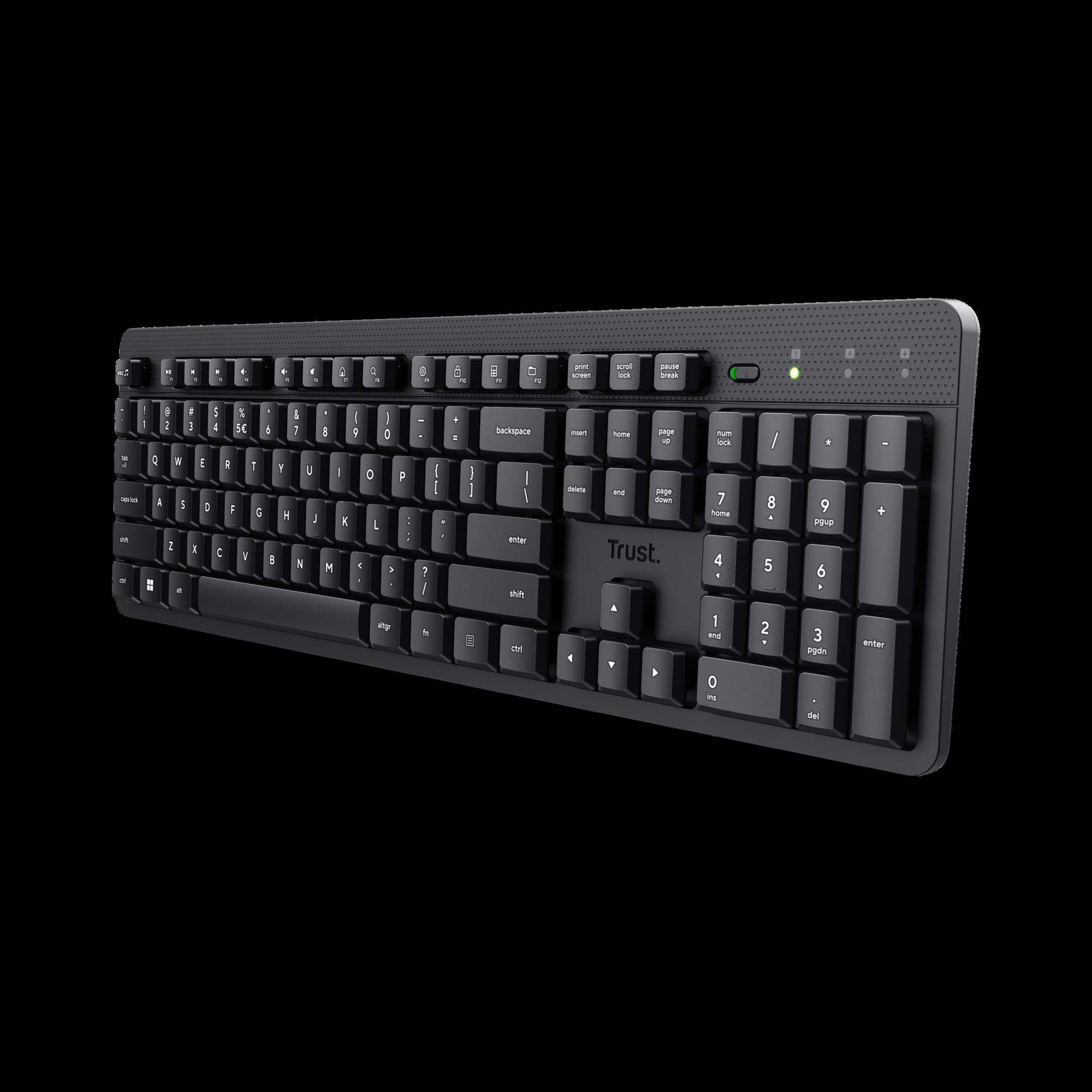 TRUST TECLADO INALAMBRICO EN ESPAÑOL FINO Y SILENCIOSO - 25013