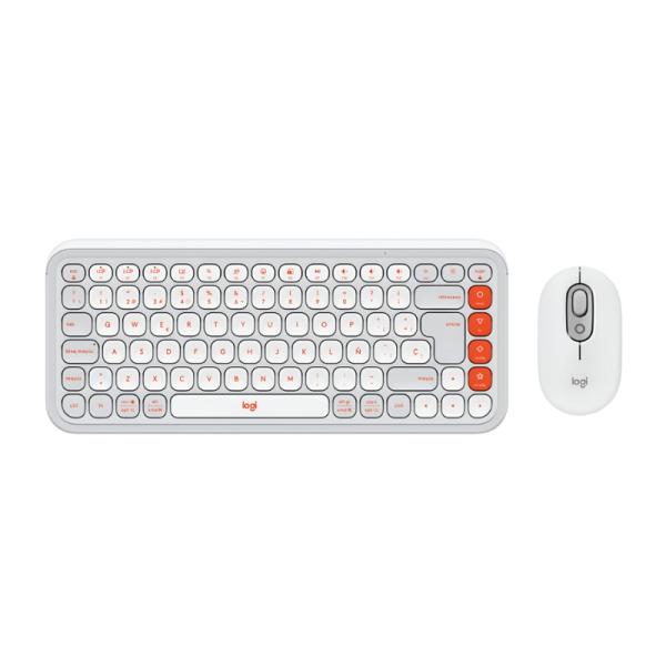 TECLADO Y MOUSE LOGITECH POP ICON COMBO INALÁMBRICO BLUETOOTH ESPAÑOL