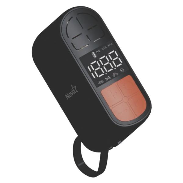 INFLADOR DE AIRE MINI NOVA AP-130 USB-C PORTÁTIL Y MULTIFUNCIONAL E010-180