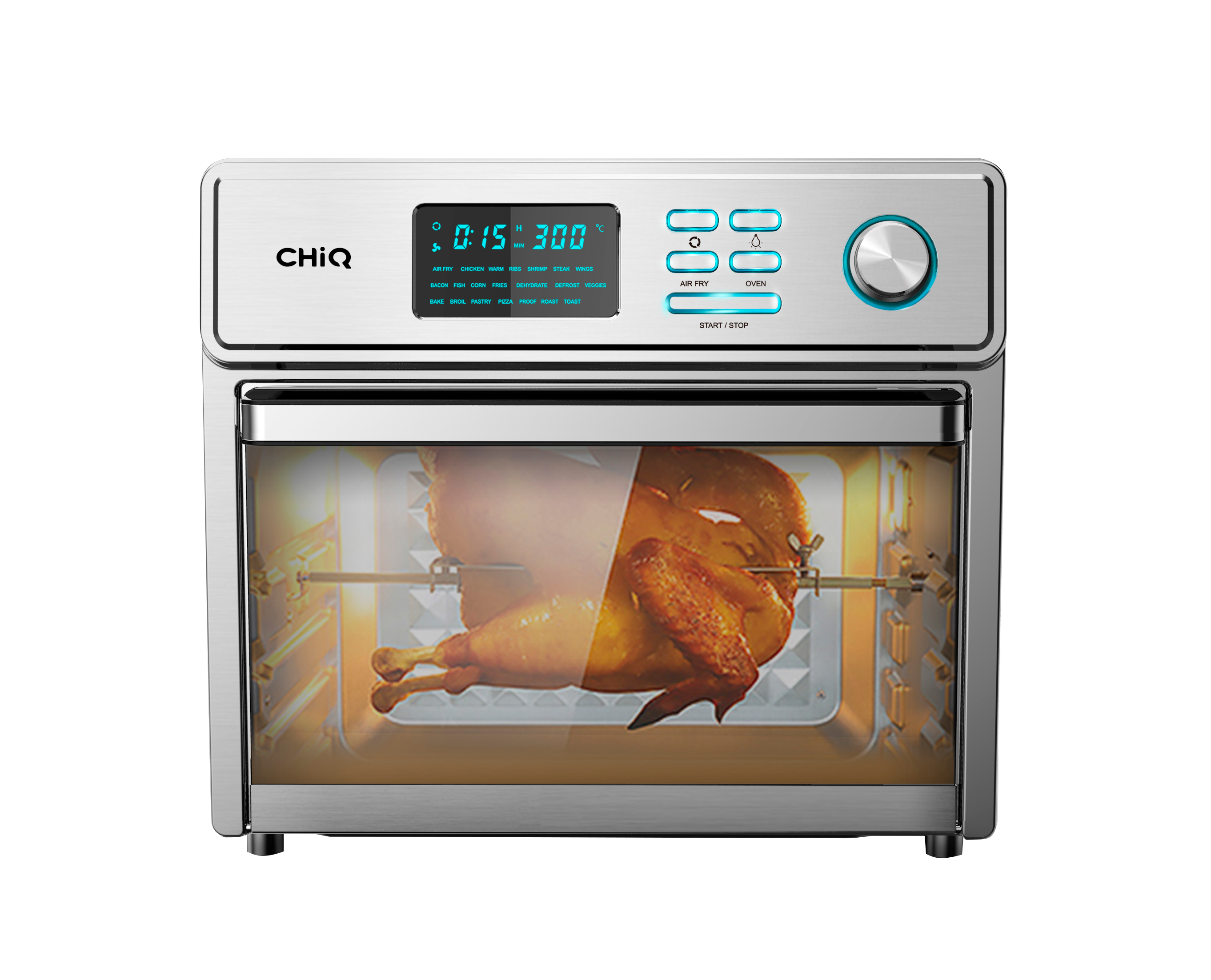 CHIQ HORNO FREIDOR DE AIRE 25LT DIGITAL CQXOF25R1D1FS