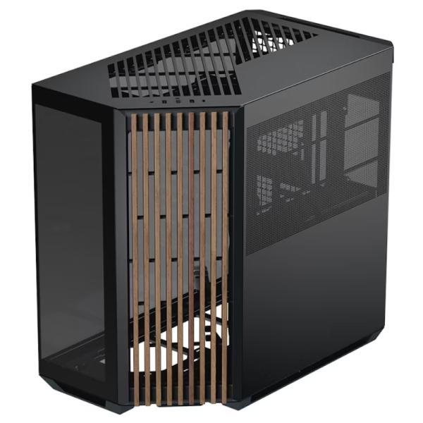 CASE APNX V1-W-BK-V1 MID TOWER SIN VENTILACIÓN INCLUIDA CON VIDRIO LATERAL Y