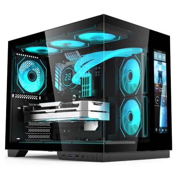 CASE EAGLE WARRIOR CG01YJRA001C MID TOWER SIN VENTILACION INCLUIDA CON VIDRIO
