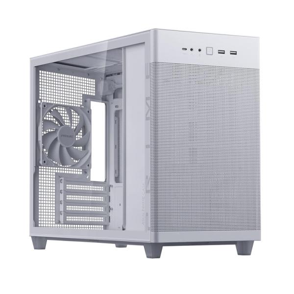 CASE ASUS PRIME AP201 MINI TOWER SIN VENTILACIÓN INCLUIDA CON MALLA LATERAL Y
