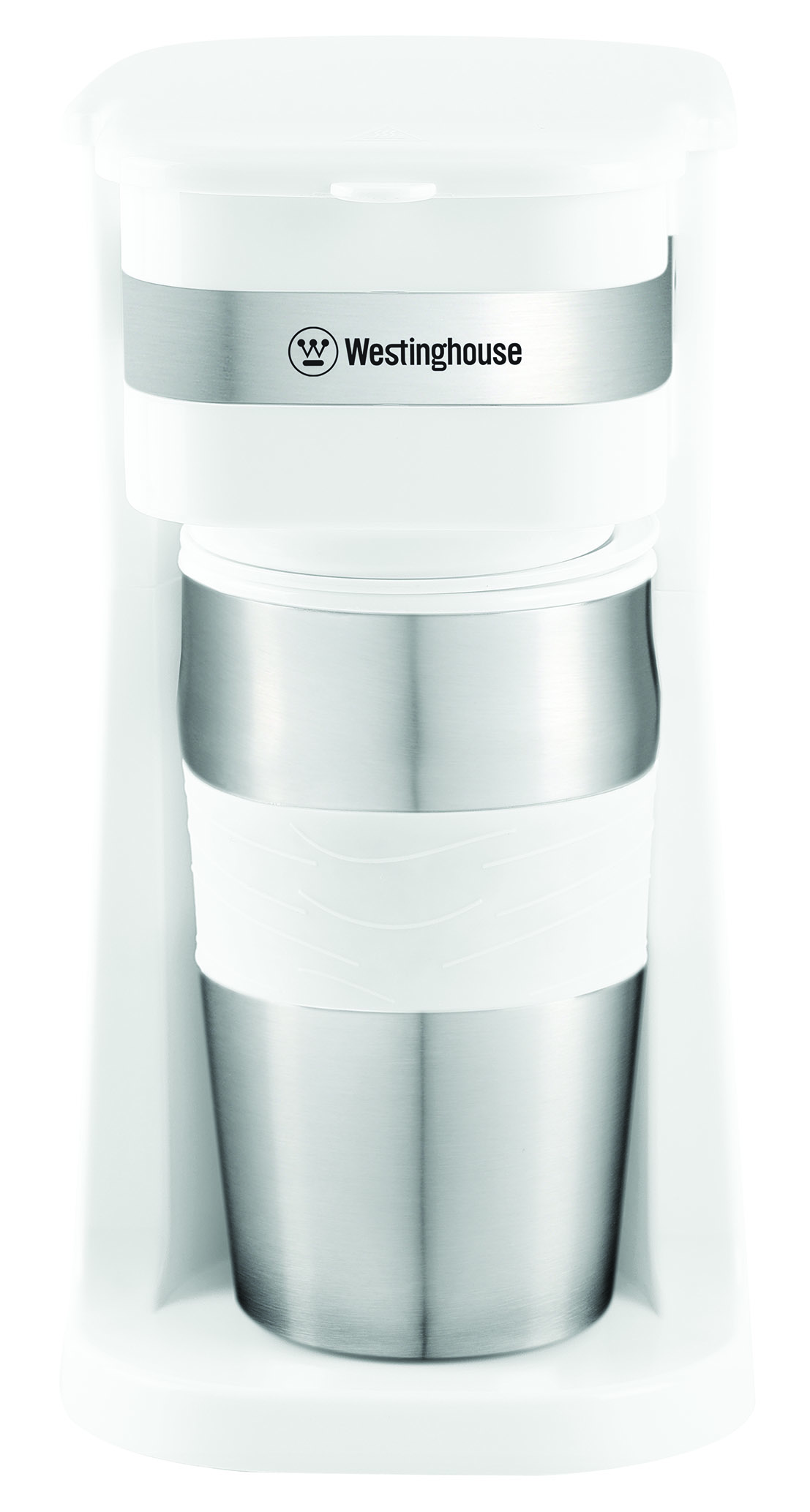 WESTINGHOUSE CAFETERA INDIVIDUAL CON MUG TÉRMICO BLANCA -WKCMGO11WH