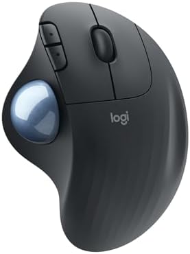 MOUSE LOGITECH ERGO M575S TRACKBALL INALAMBRICO 5 BOTONES GRIS/NEGRO