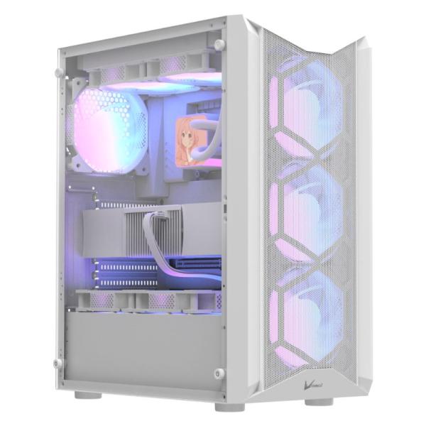 CASE ARGB FORMULA V LINE AIR POWER G1 PLUS WHITE MID TOWER VENTILADORES 6 DE