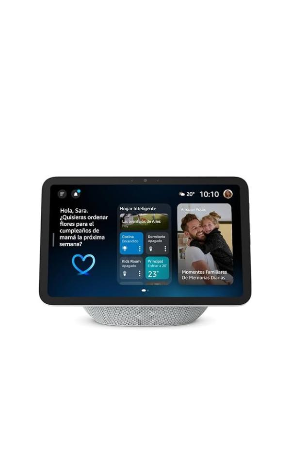 AMAZON ECHO SHOW 8 8.7" HD CON AUDIO ESPACIAL Y ALEXA BLANCO