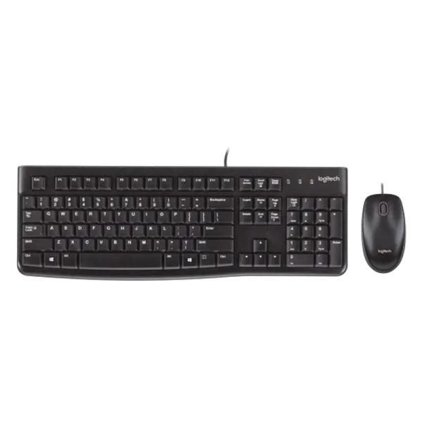 TECLADO Y MOUSE LOGITECH LOGITECH MK120 MEMBRANA ALÁMBRICO USB ESPAÑOL