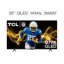 TELEVISOR TCL SMART TV 55" QLED 4K UHD GOOGLE TV 55Q77K