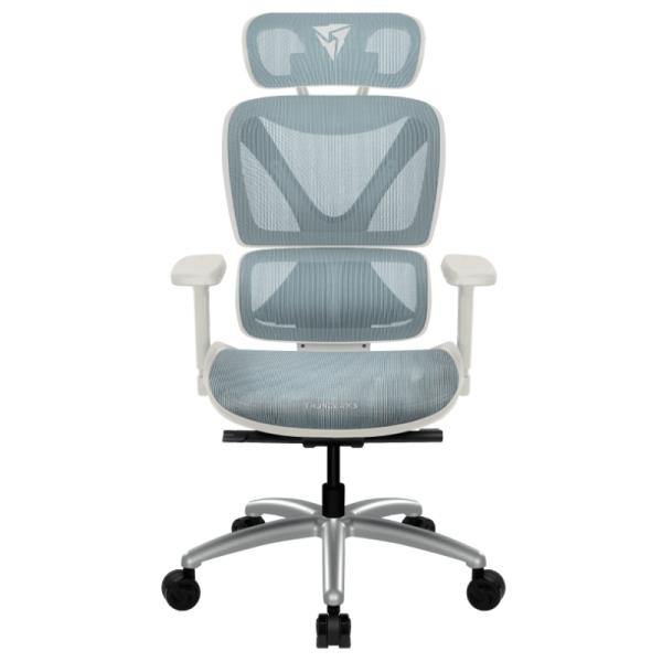 SILLA DE OFICINA ERGONÓMICA THUNDERX3 XTC CHROMA MALLA DE CUERO SINTÉTICO