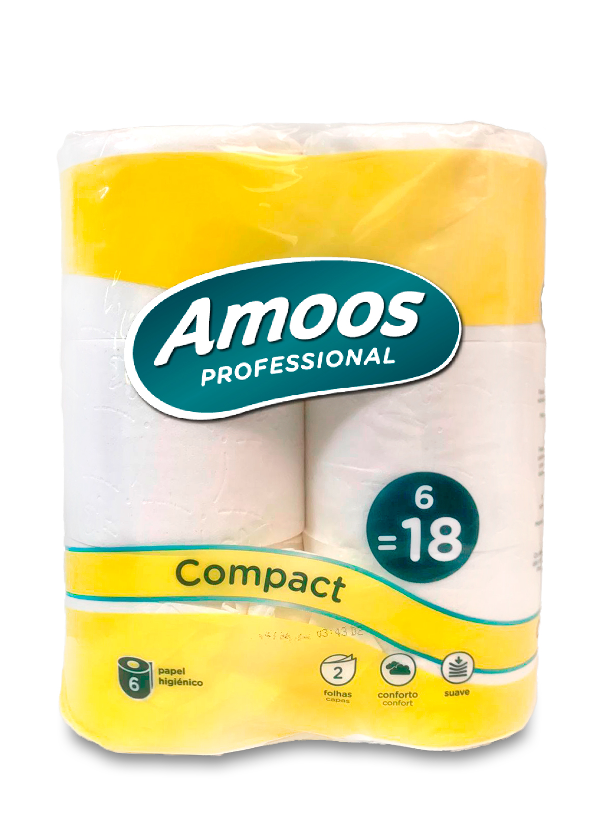 AMOOS PAPEL HIGIENICO DECORADO 6 ROLLOS PAQ X 7DELICATE 165 HJS 3 CAPAS