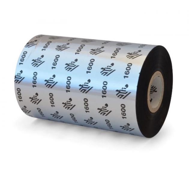 RIBBON DE CERA ZEBRA 4.33 PULG X 500 METROS NUCLEO 1 PULG 1600 STANDARD 18 POR