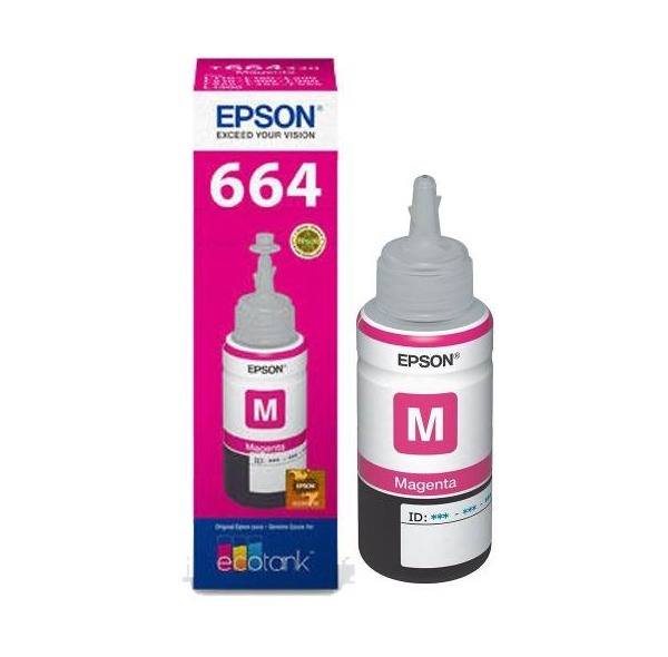 BOTELLA DE TINTA EPSON T664 MAGENTA