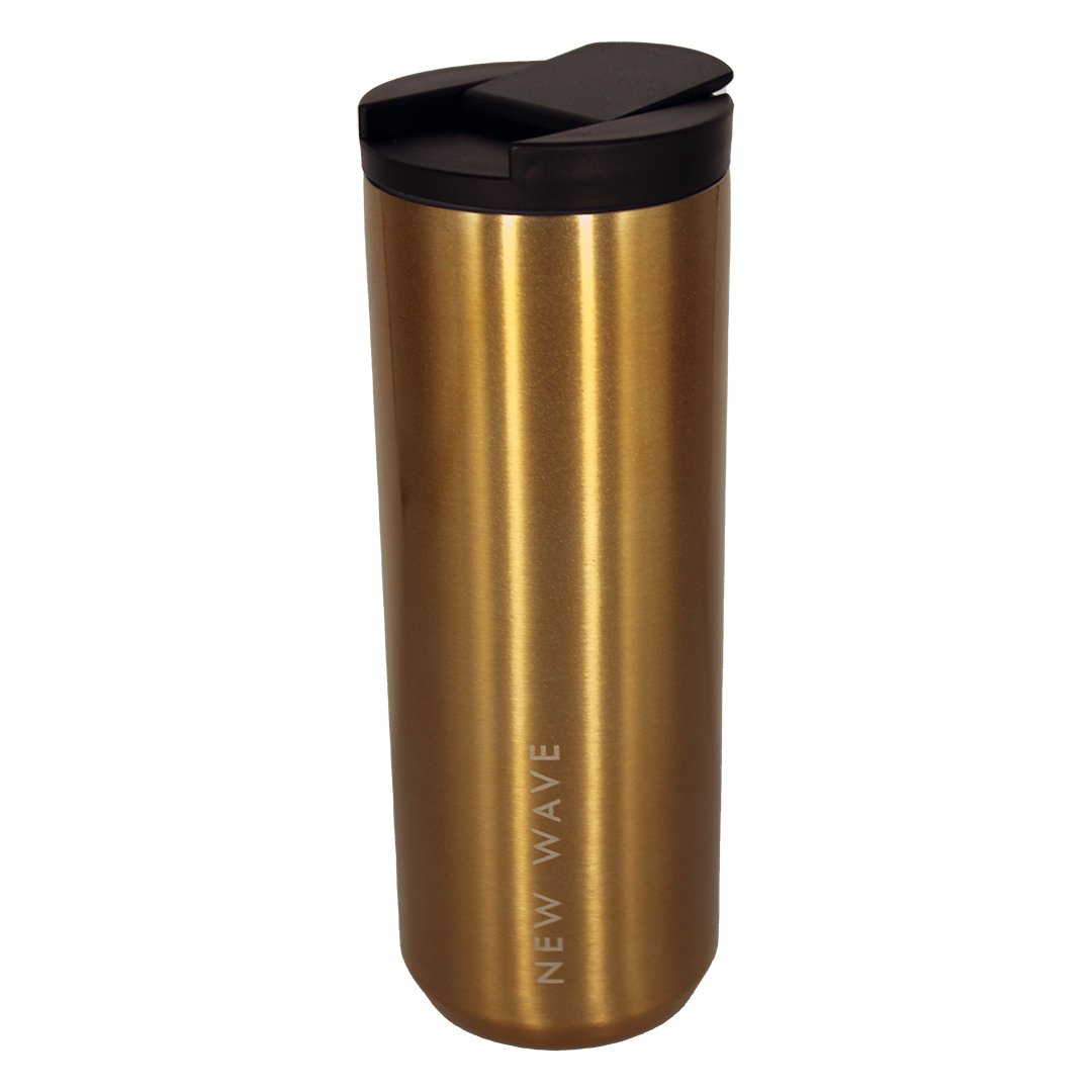 SLIM COFFEE TUMBLER GOLD