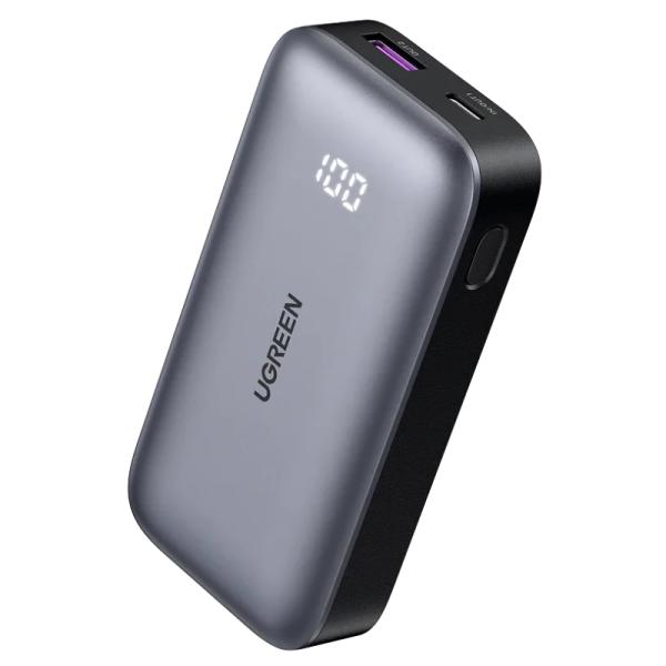 POWER BANK UGREEN PB502 1C1A 10000MAH USB-C / USB-A PANTALLA LED CARGA RÁPIDA
