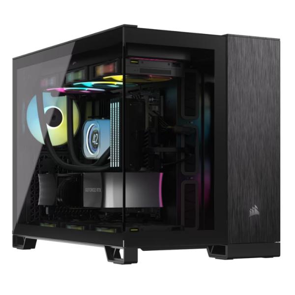 CASE CORSAIR 2500X MID TOWER SIN VENTILACIÓN INCLUIDA CON VIDRIO LATERAL Y