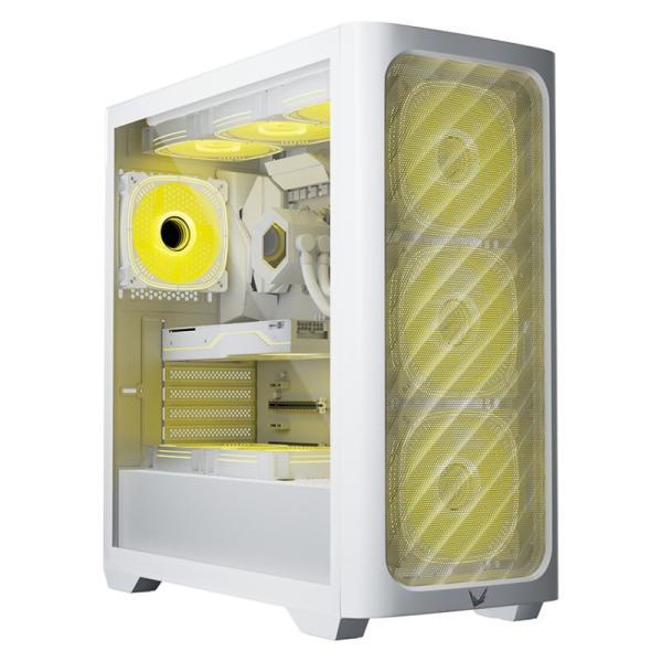 CASE ARGB FORMULA V LINE AIR POWER G3 PLUS WHITE MID TOWER VENTILADORES 6 DE