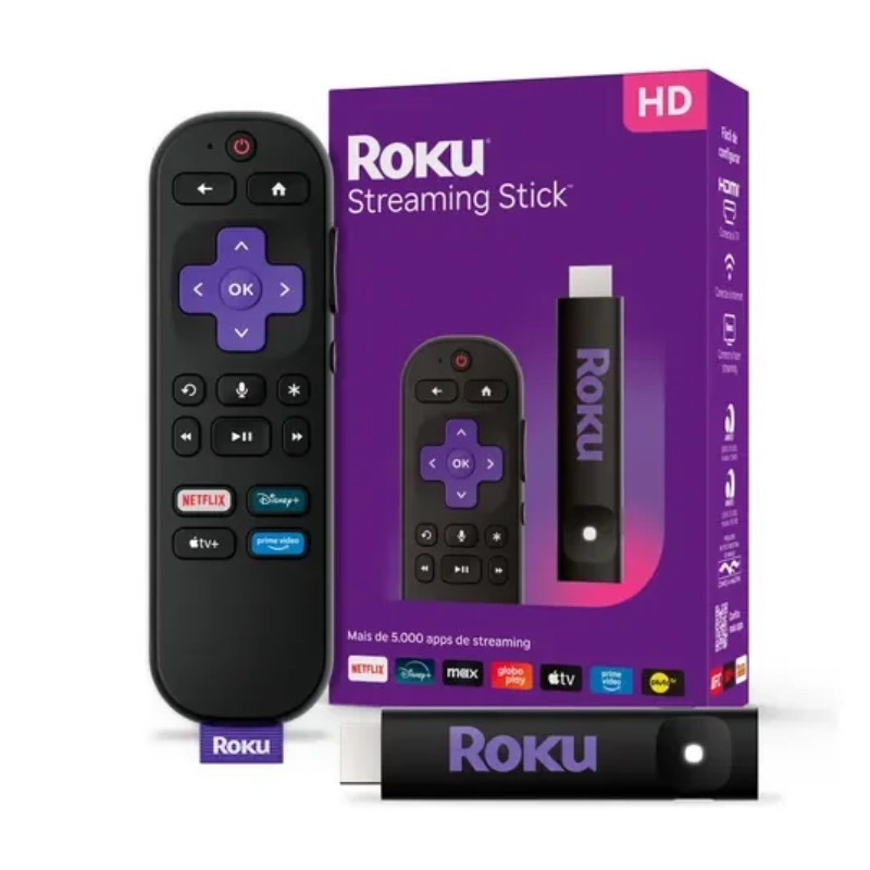 DISPOSITIVO DE STREAMING ROKU STREAMING STICK 4K 2021 4K UHD WIFI DOBLE BANDA /