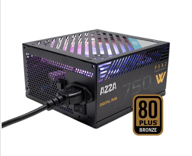 FUENTE DE PODER AZZA 750W 80 PLUS BRONZE ARGB