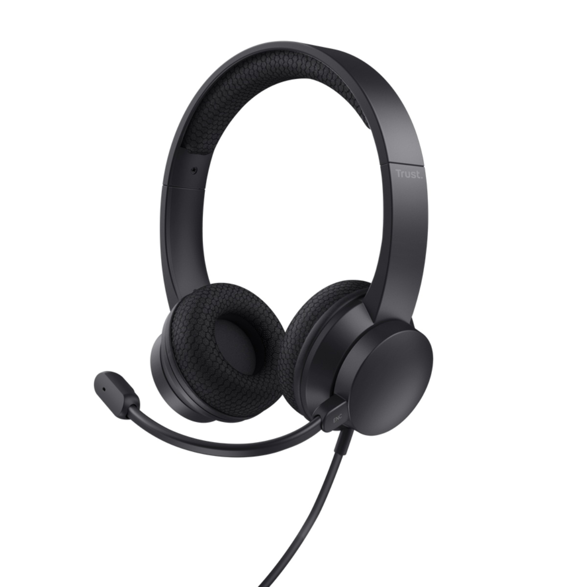TRUST AURICULARES USB SUPRAAURALES PARA PC MICROFONO CON CANCELACIÓN DE RUIDO Y