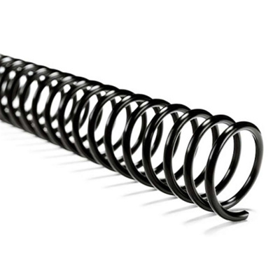 EMDO ARILLO PLASTICO ESPIRAL NEGRO PASO 4:1 06MM P/30 HJS BOLSA 100 UNIDADES