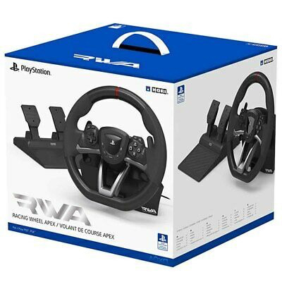 VOLANTE HORI RACING WHEEL APEX PS5/PS4/PC CON PEDALES NEGRO