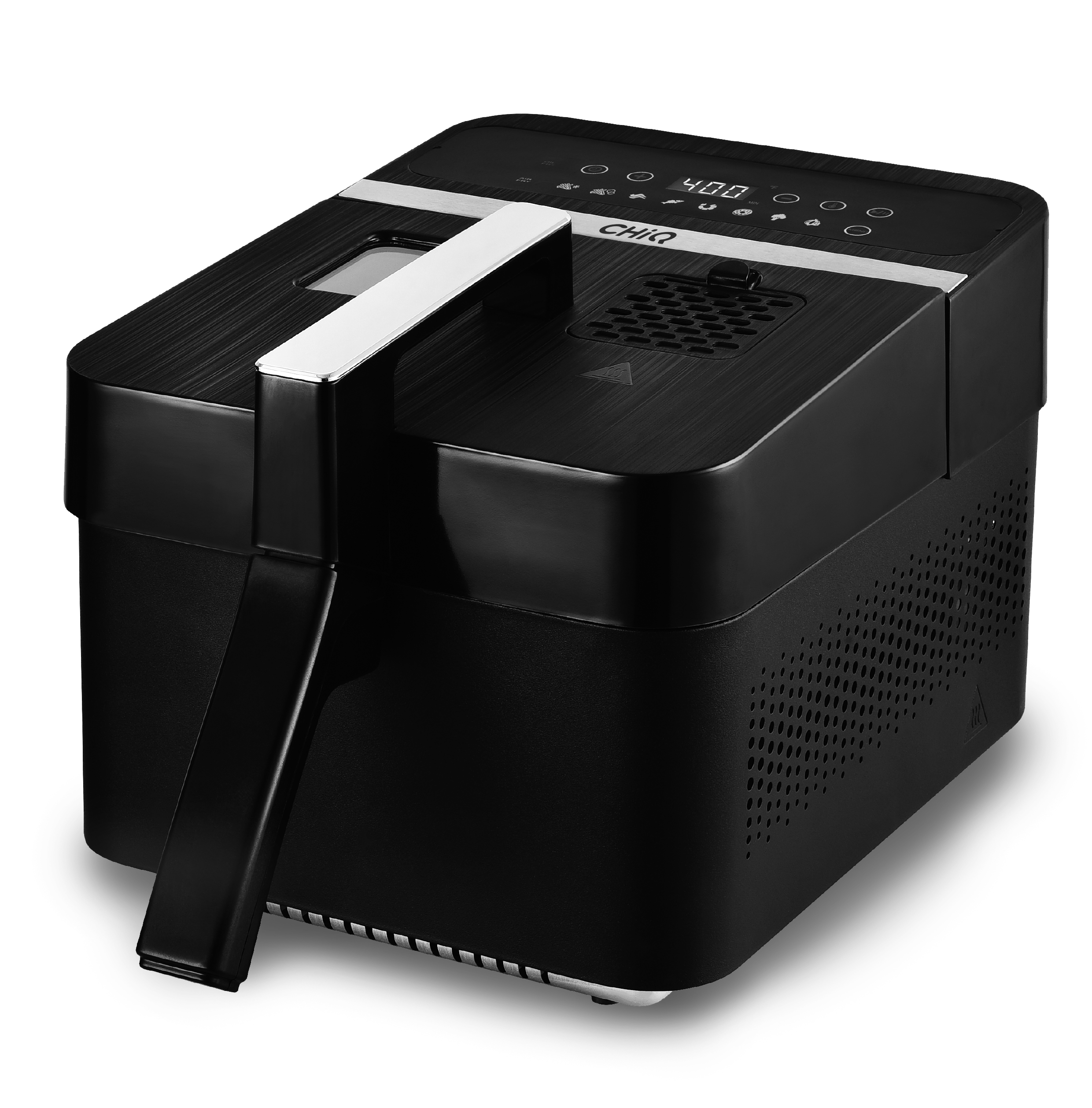 CHIQ FREIDORA AIRE 3.5 LITROS Y ACEITE 1.8 LITROS DUO TOUCH NEGRA CQXAO03G1T1B